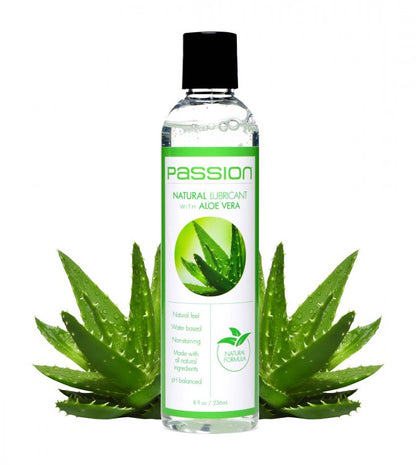 Lubricante Aloe Vera Ph Balanceado, Base Agua Natural, 236ml Natural Lubricant with Aloe Vera