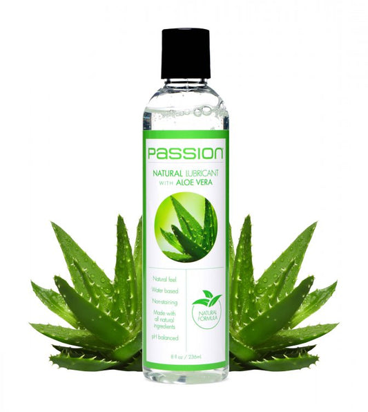 Lubricante Aloe Vera Ph Balanceado, Base Agua Natural, 236ml Natural Lubricant with Aloe Vera