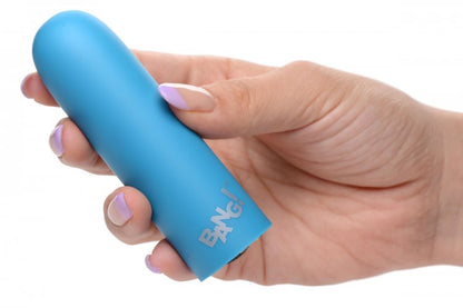 Mega Bala Vibradora Potente Masajeadora Recargable Bang! 10X Mega Vibrator  blue