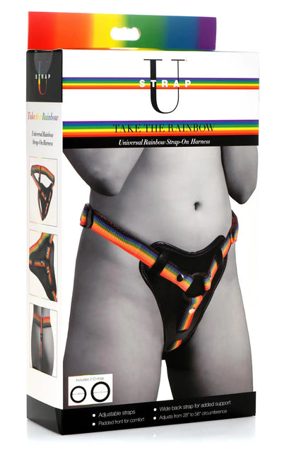 Arnes Para Dildo Para Juegos De Pareja O Lesbico Proud Rainbow Harness