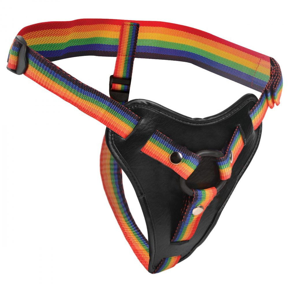 Arnes Para Dildo Para Juegos De Pareja O Lesbico Proud Rainbow Harness