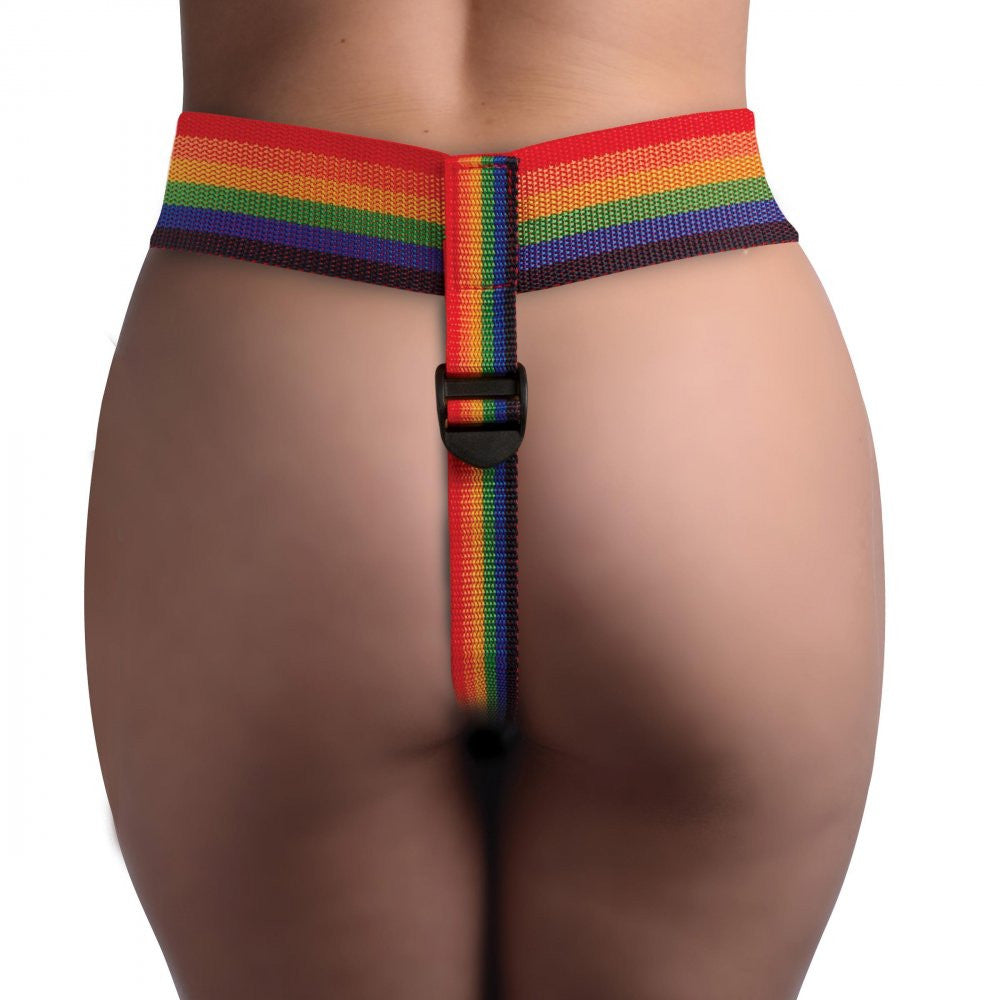 Arnes Para Dildo Para Juegos De Pareja O Lesbico Proud Rainbow Harness