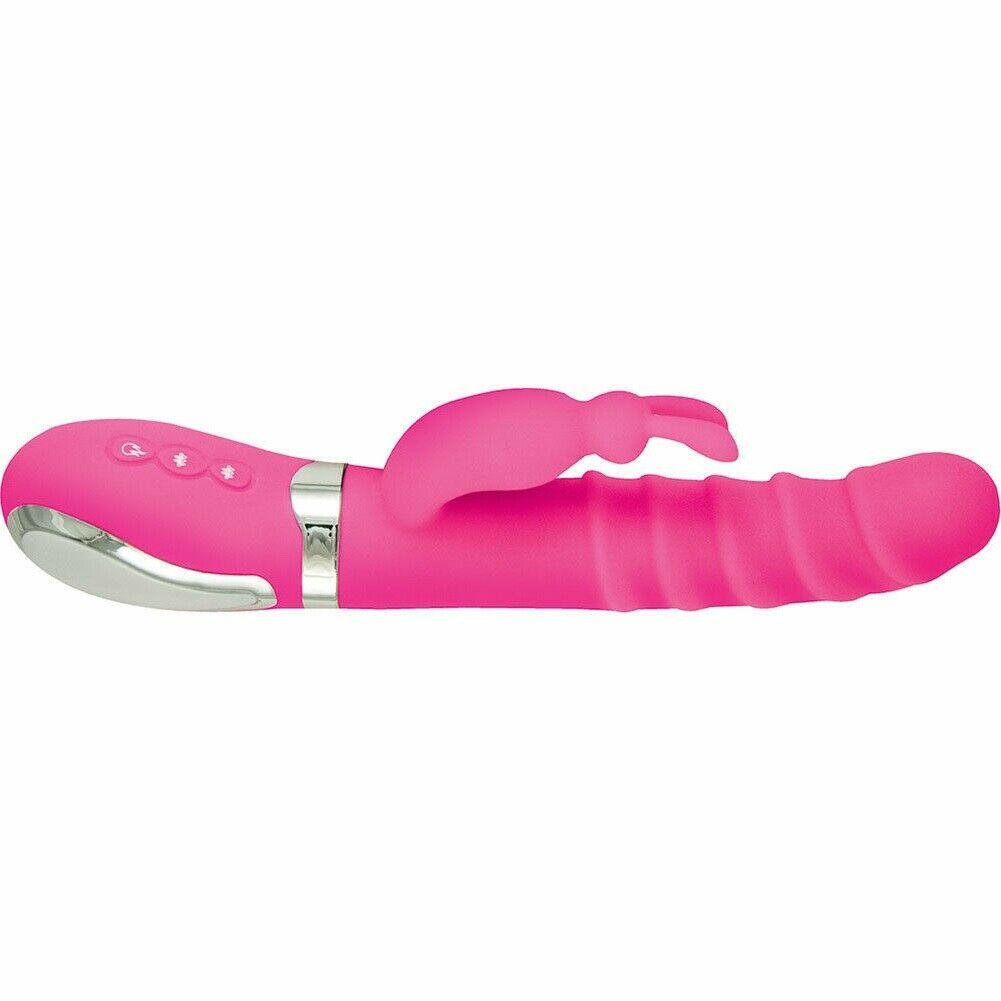 Vibrador femenino recargable Dual Caliente Energize Heat Up Bunny 1 Pink