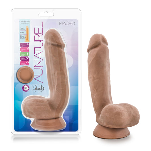 Au Naturel Latino Macho Consolador Dildo Grande Sensación Real 21cm