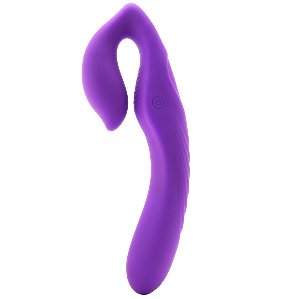 Vibrador Lesbico Dildo 12cm Strapless doble Motor Control Remoto Her Ultimate Strapless Strap-on
