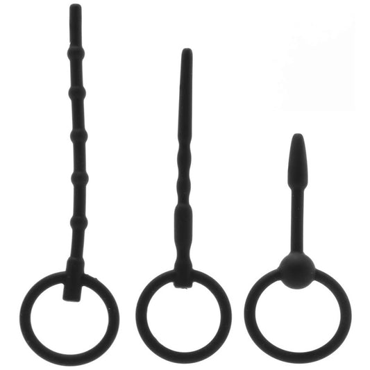 Sonda Uretra Dilatador Principiante Urethral Sounding Plug Set - Black