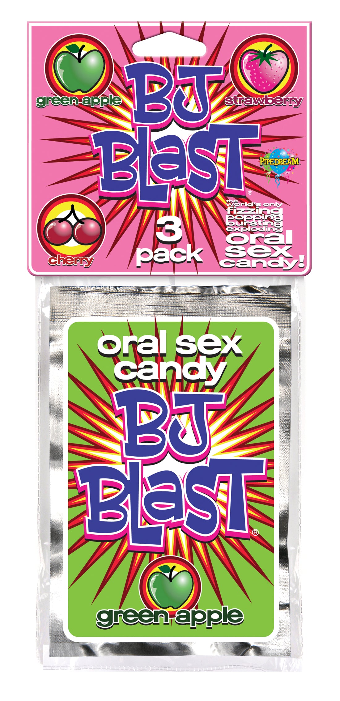 Caramelos Explosivos Para Sexo Oral Bj Blast Pack 3 Sabores