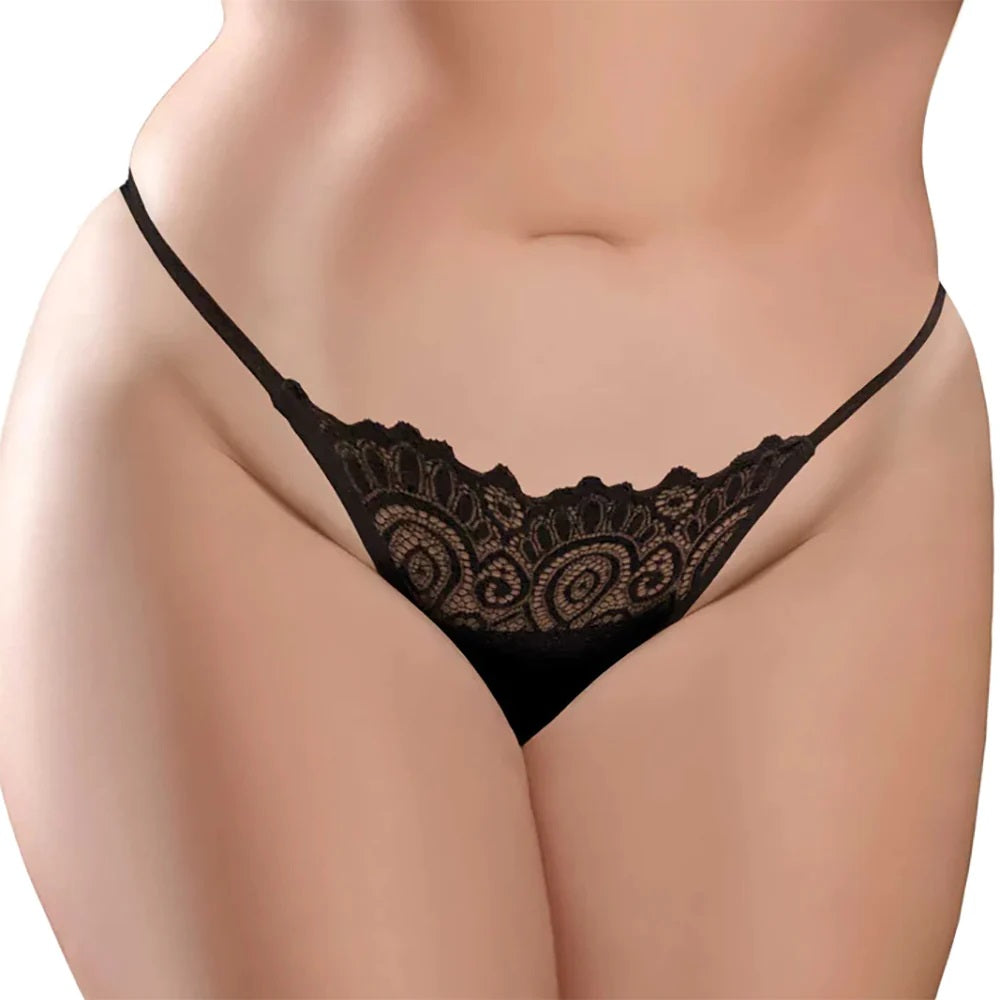 Tanga Bragas Con Bala Vibradora Control Remoto Hookup Remote Pleasure Plug With Peek-A-Boo Panty In OSXL