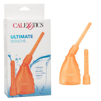 Enema Higiene Intima Anal Vaginal Unisex Ducha Dos Nodulos Naranja