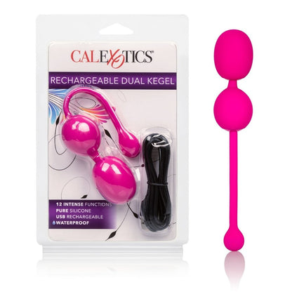 Vibrador Kegel Bolas Ejercicios Piso Pelvico Recargable Dual Kegel Pink