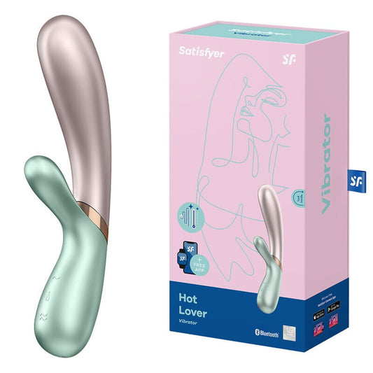 Vibrador Clitoris Punto G Control por App SATISFYER - HOT LOVER - GREEN