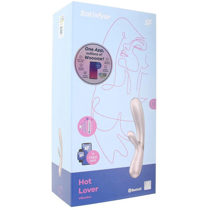 Vibrador Clitoris Punto G Control por App SATISFYER - HOT LOVER SILVER